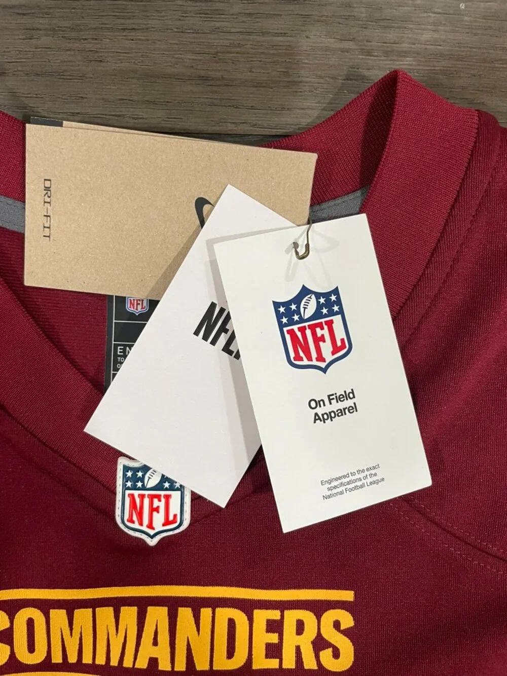 NWT NFL Washington Commanders Deebo Samuel Sr Jersey Youth XL